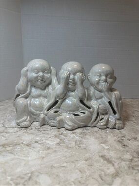 Figurine- Little Monk Hear No Evil See No Evil Speak No Evil.